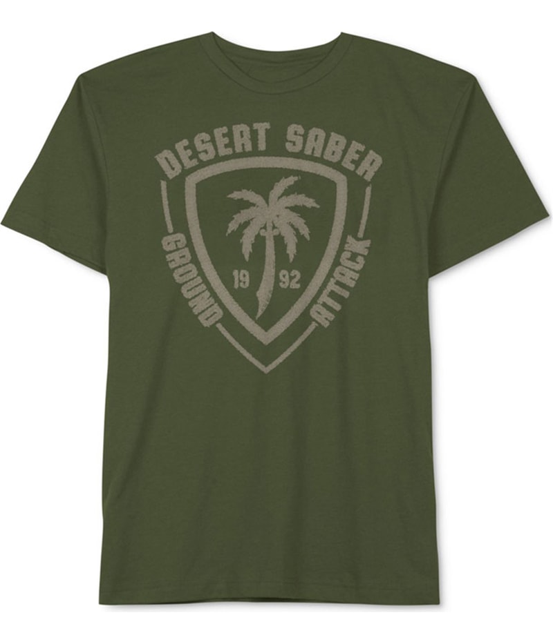 Jem Mens Desert Saber Graphic T-Shirt in Green