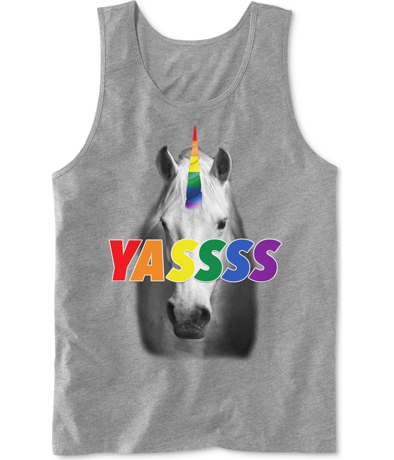 Jem Mens Yass Tank Top in Heather Gray