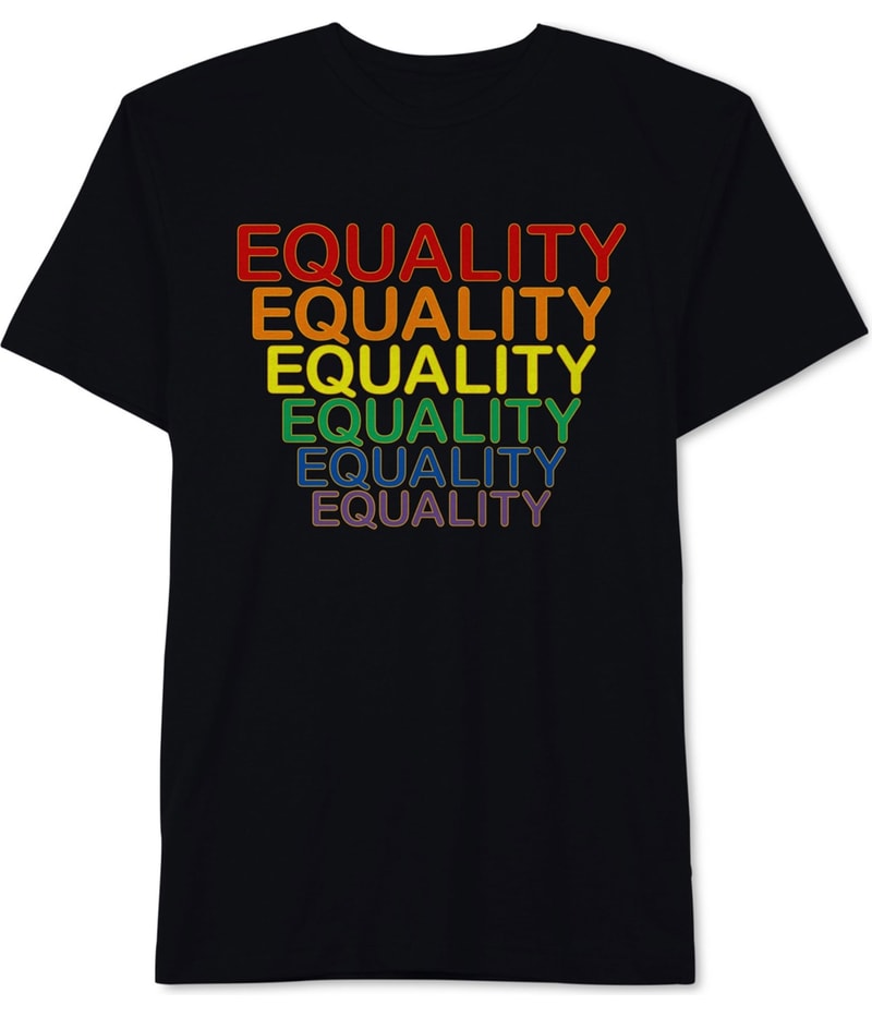 Jem Mens Equality Graphic T-Shirt in Black