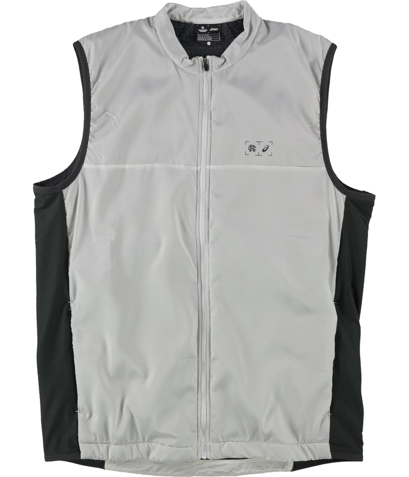 ASICS Mens Insulated Outerwear Vest in Gray