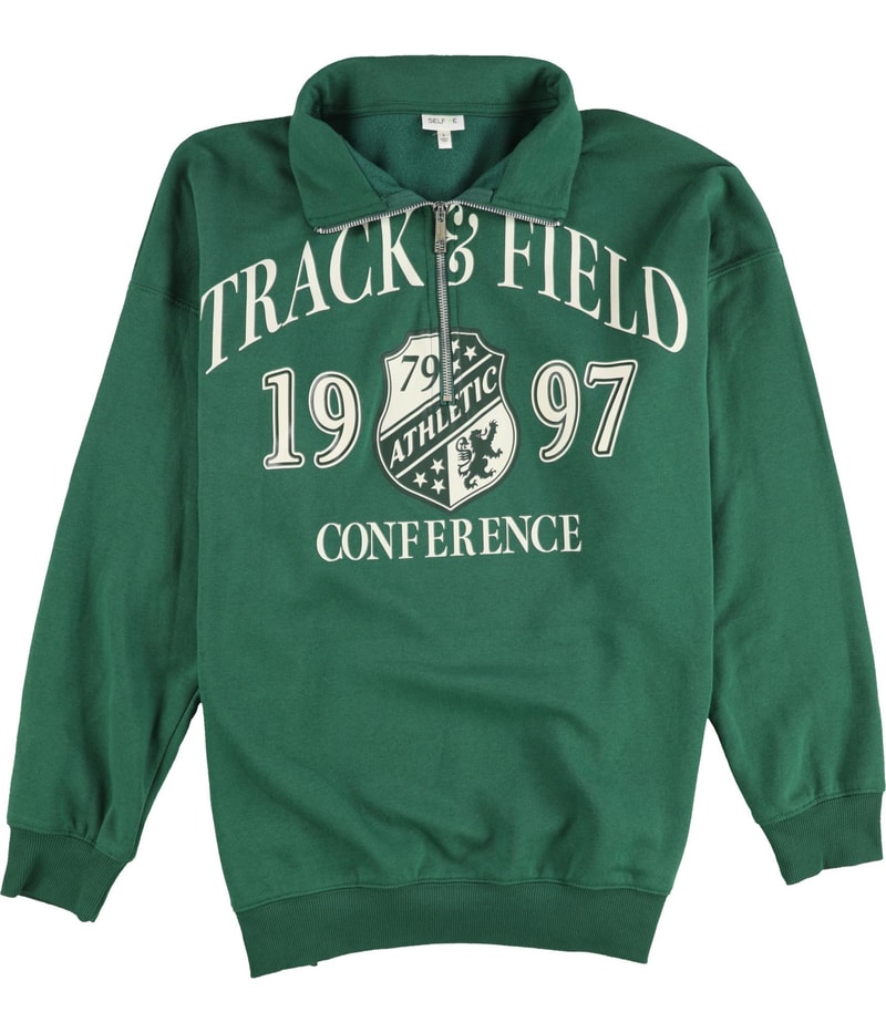 Self E Womens Track Field 1997 Conference Sweatshirt in Green