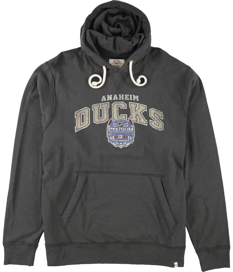 47 Brand Mens Slugger Hoodie Sweatshirt in Gray