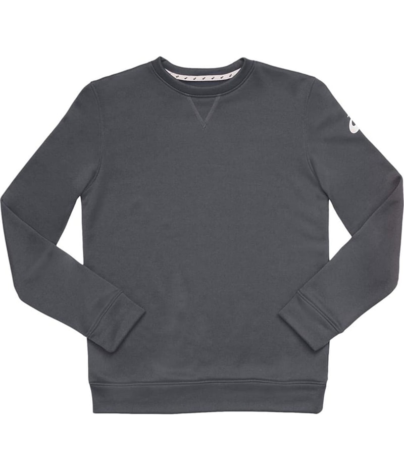 ASICS Boys French Terry Sweatshirt in Gray
