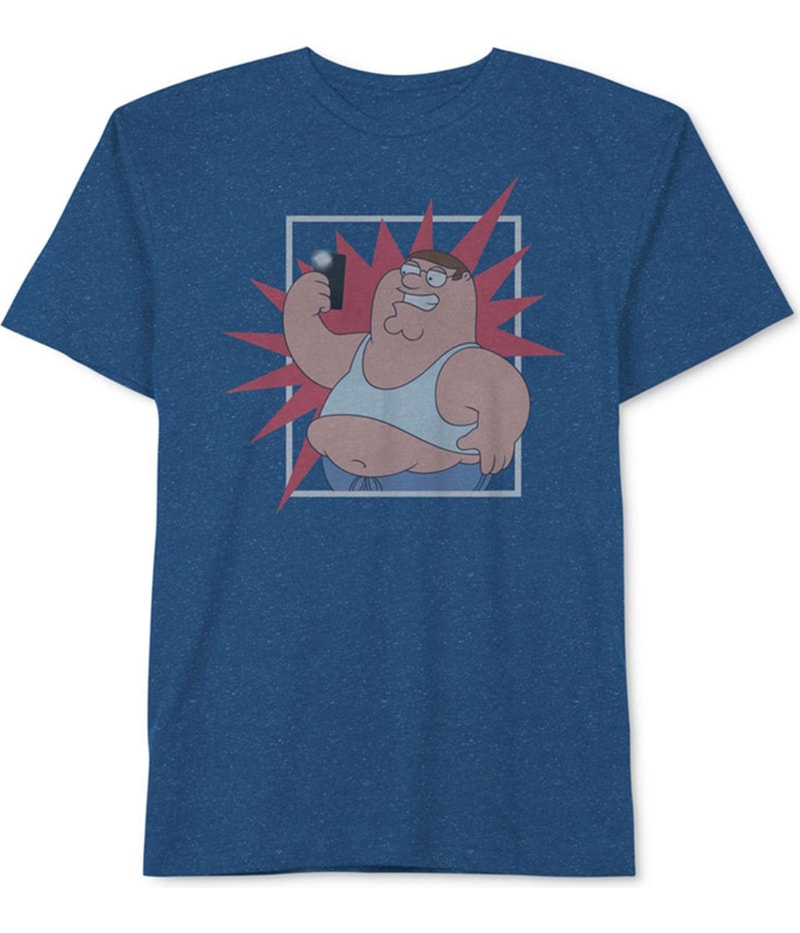 Jem Mens Peter Graphic T-Shirt in Blue