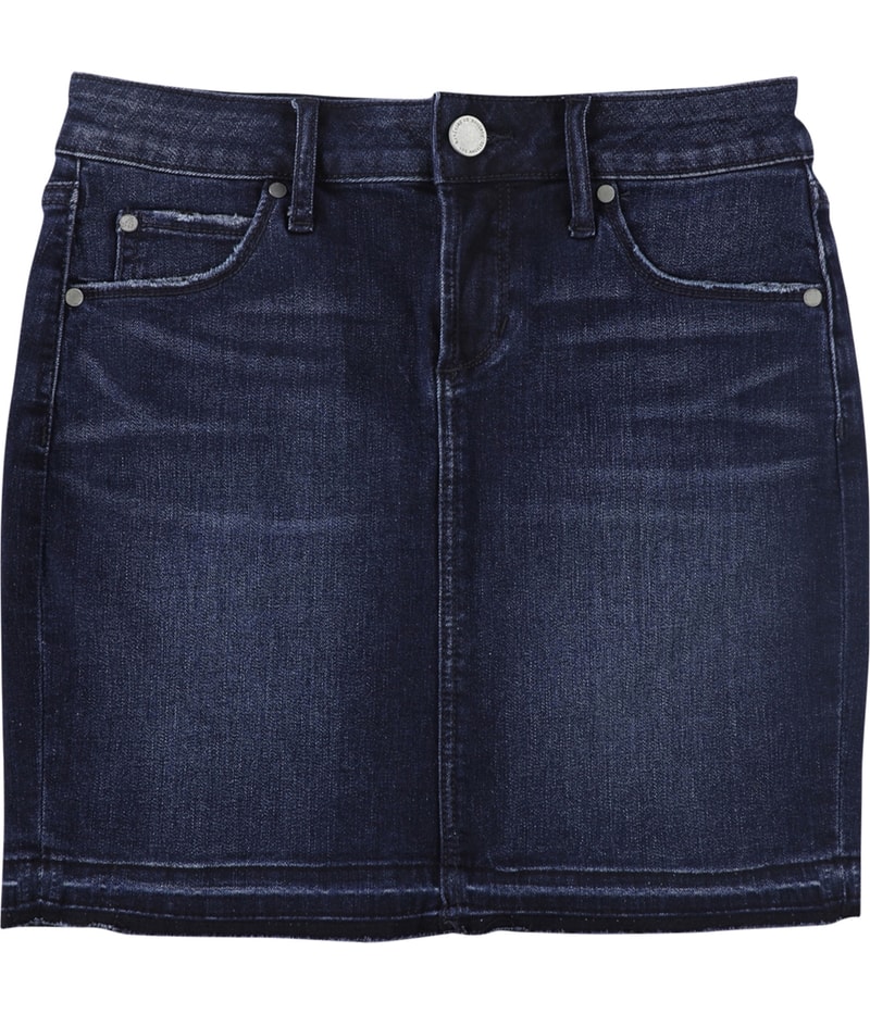 Articles of Society Womens Stacy A-line Skirt in Blue