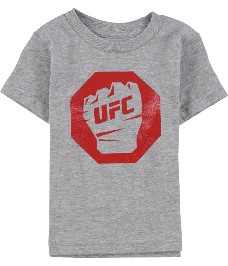 UFC Boys Fist Inside Logo Graphic T-Shirt in Gray