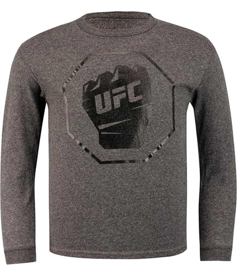 UFC Boys Fist Inside Logo Graphic T-Shirt in Gray