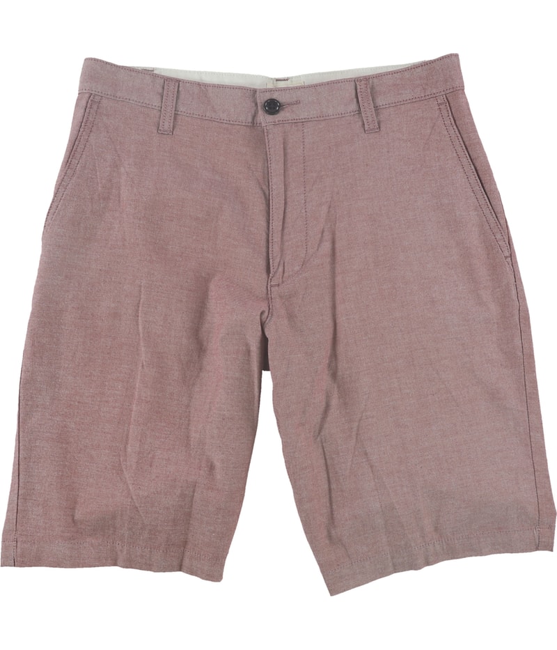 Dockers Mens Chambray Casual Walking Shorts in Red