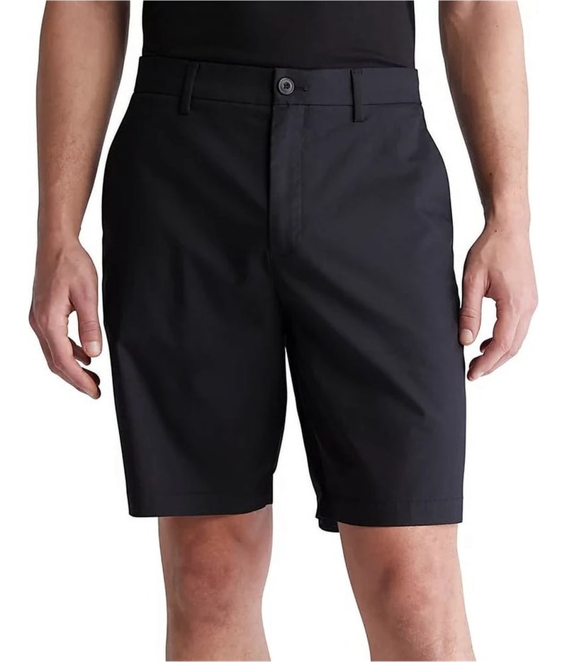 Calvin Klein Mens Refined Slim Fit 9” Casual Chino Shorts