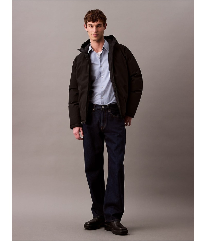Calvin Klein Mens Reversible Puffer Jacket in Black