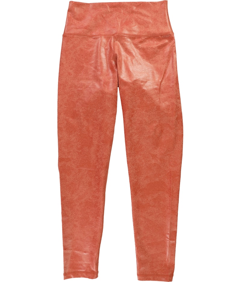 aerie Womens Two Tone High Rise Tapered Leggings Casual Pants in Orange