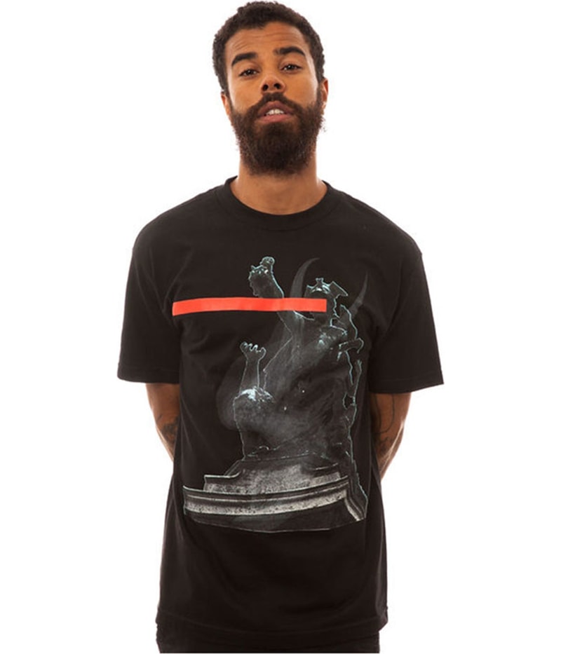 Black Scale Mens The Der Kopf Graphic T-Shirt