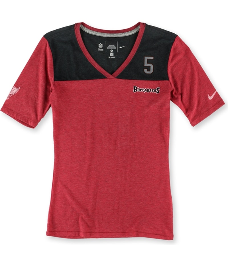 Nike Womens SS Josh Freeman Graphic T-Shirt in Red