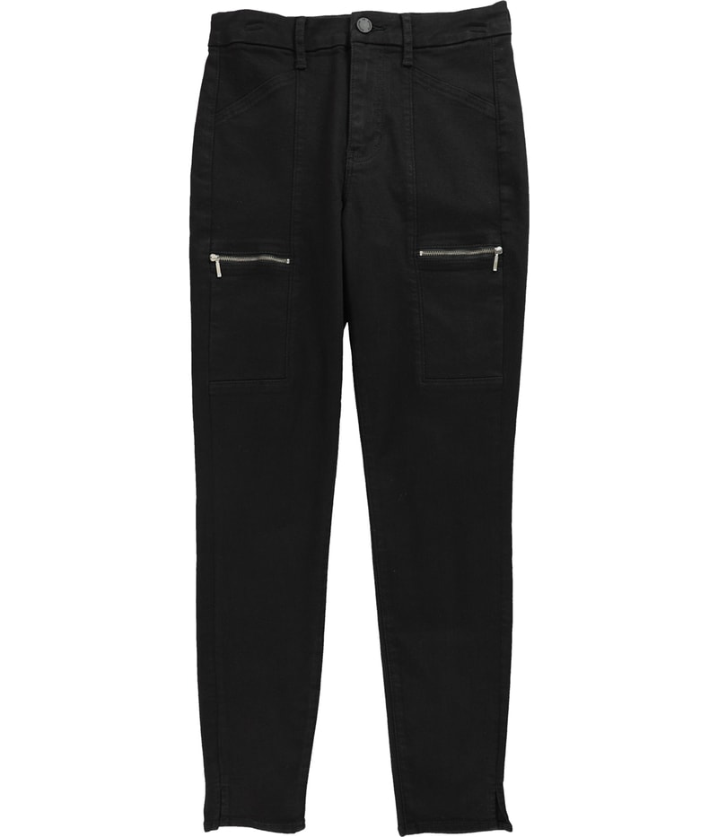 Articles of Society Womens Carlyon Tapered Skinny Jeans in Black