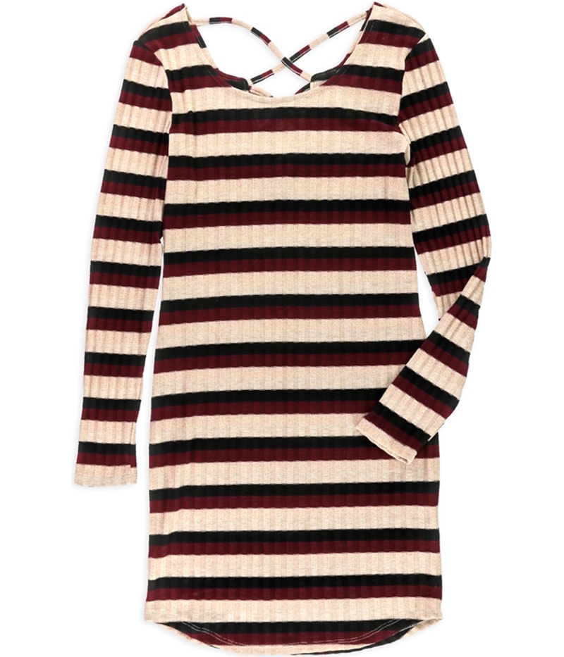 no comment Womens Striped Bodycon Dress