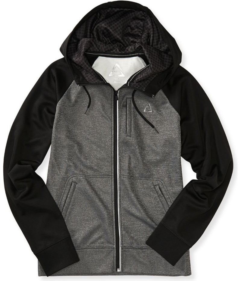Aeropostale Mens Active Raglan Track Jacket in Gray