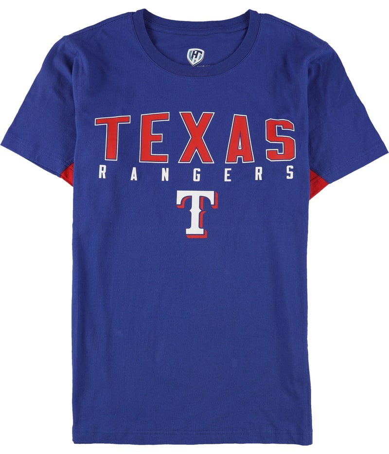 Hands High Mens Texas Rangers Graphic T-Shirt in Blue