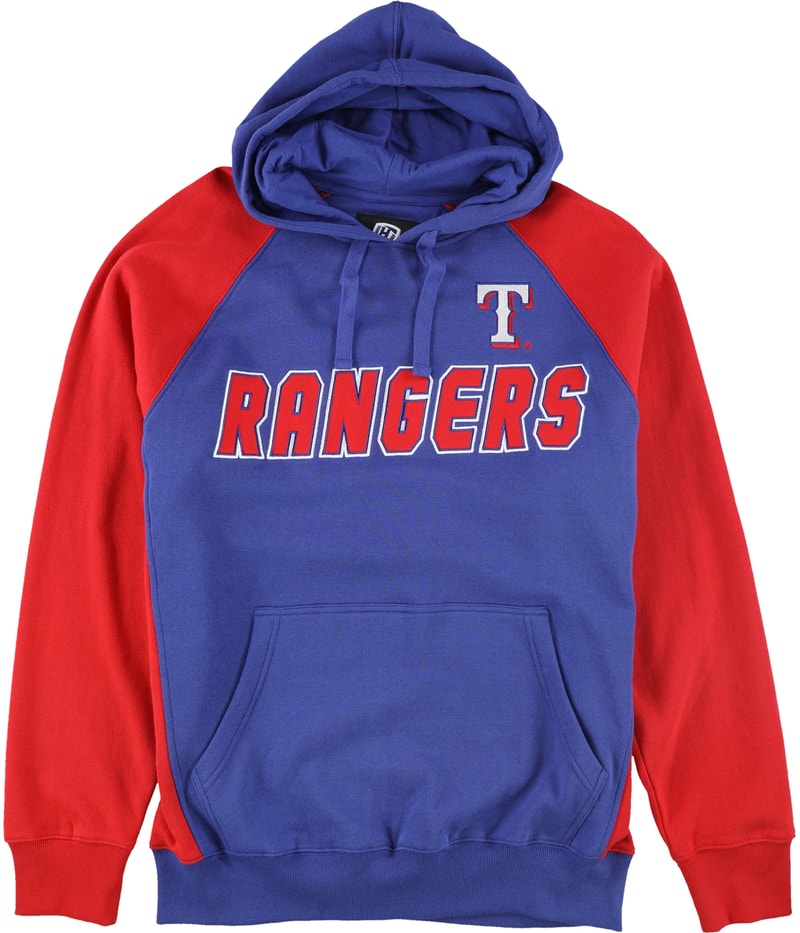 G-III Sports Mens Texas Rangers Hoodie Sweatshirt in Blue