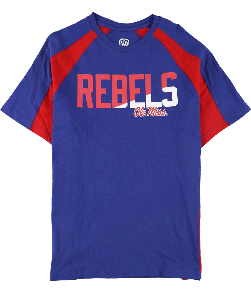 Hands High Mens Ole Miss Rebels Slash Graphic T-Shirt in Blue