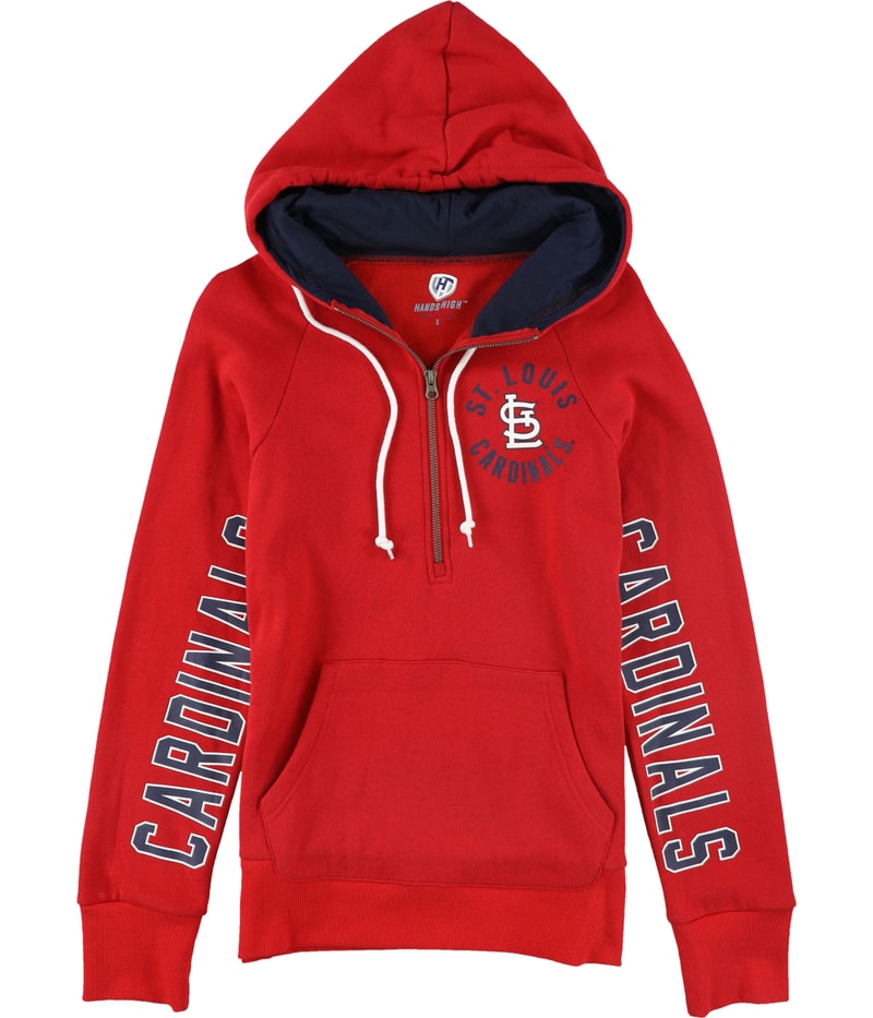 Hands High Womens St. Louis Cardinals Hoodie Sweatshirt in Red