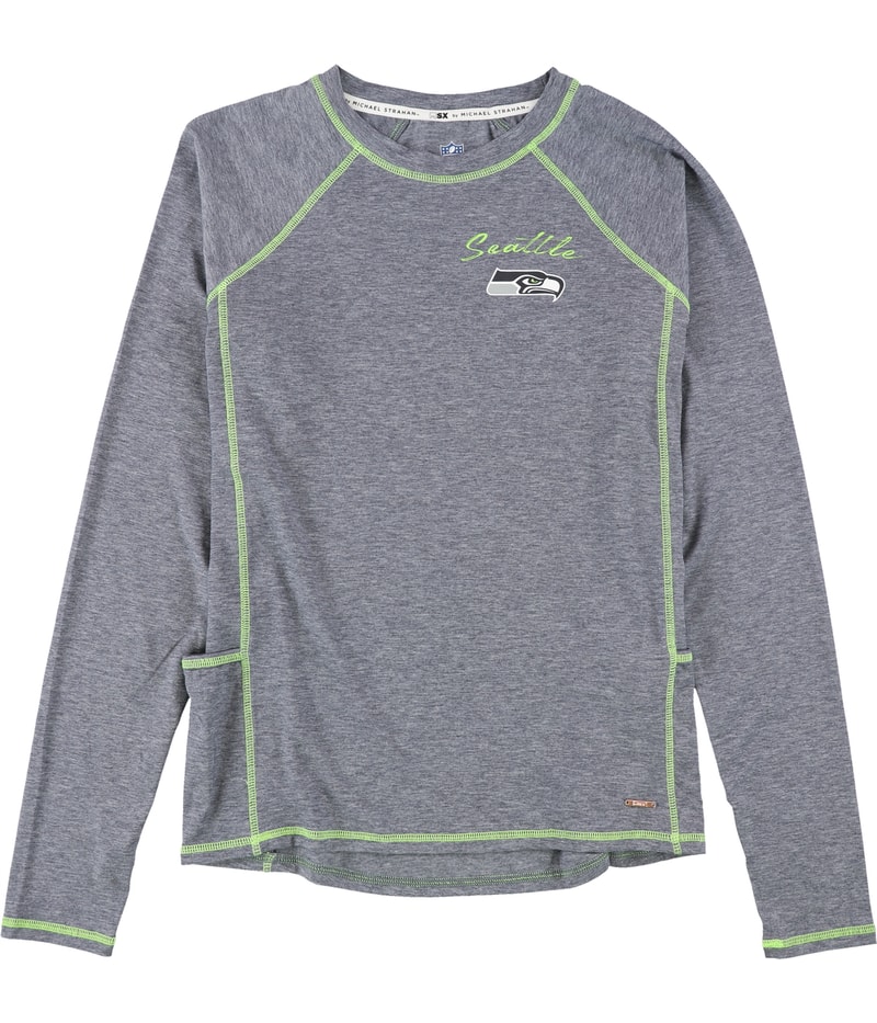 MSX Womens Seattle Seahawks Graphic T-Shirt in Gray
