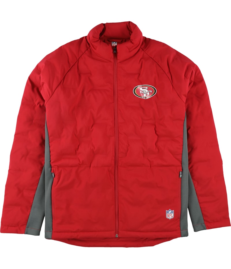 G-III Sports Mens San Francisco 49ers Puffer Jacket in Red