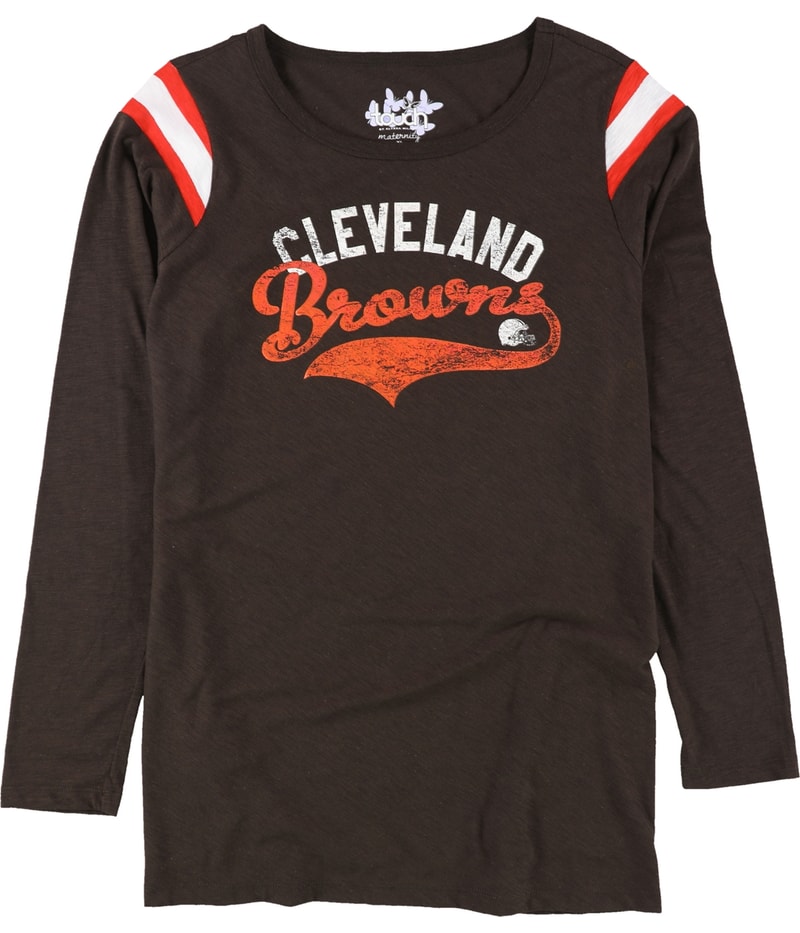 Touch Womens Cleveland Browns Graphic T-Shirt in Brown
