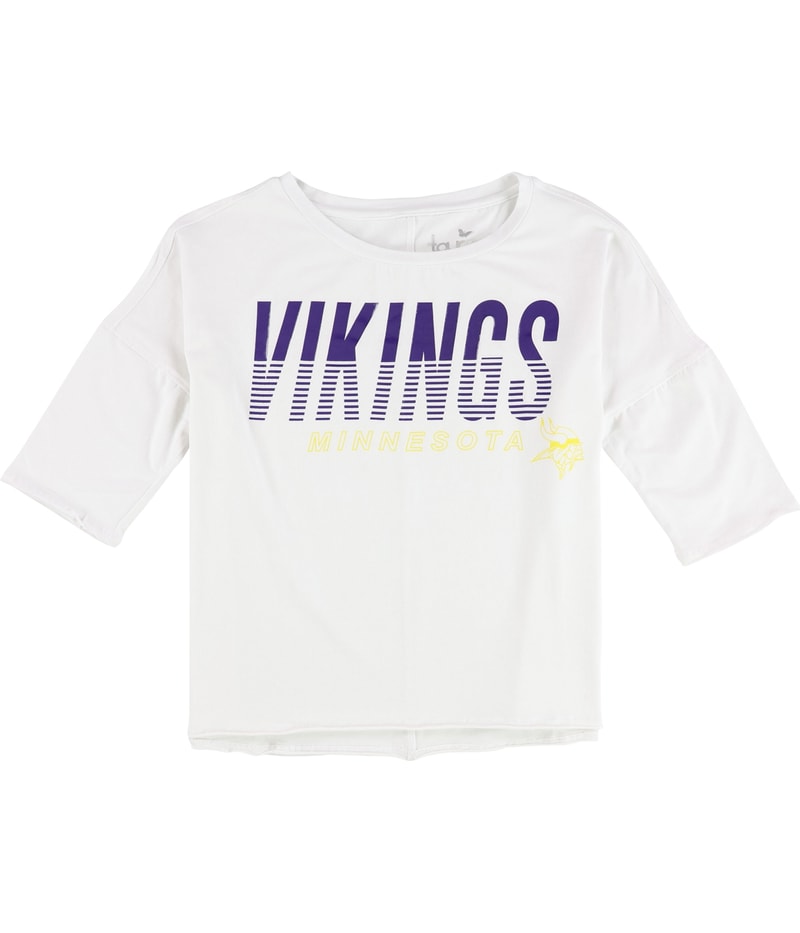 Touch Womens Minnesota Vikings Graphic T-Shirt in White