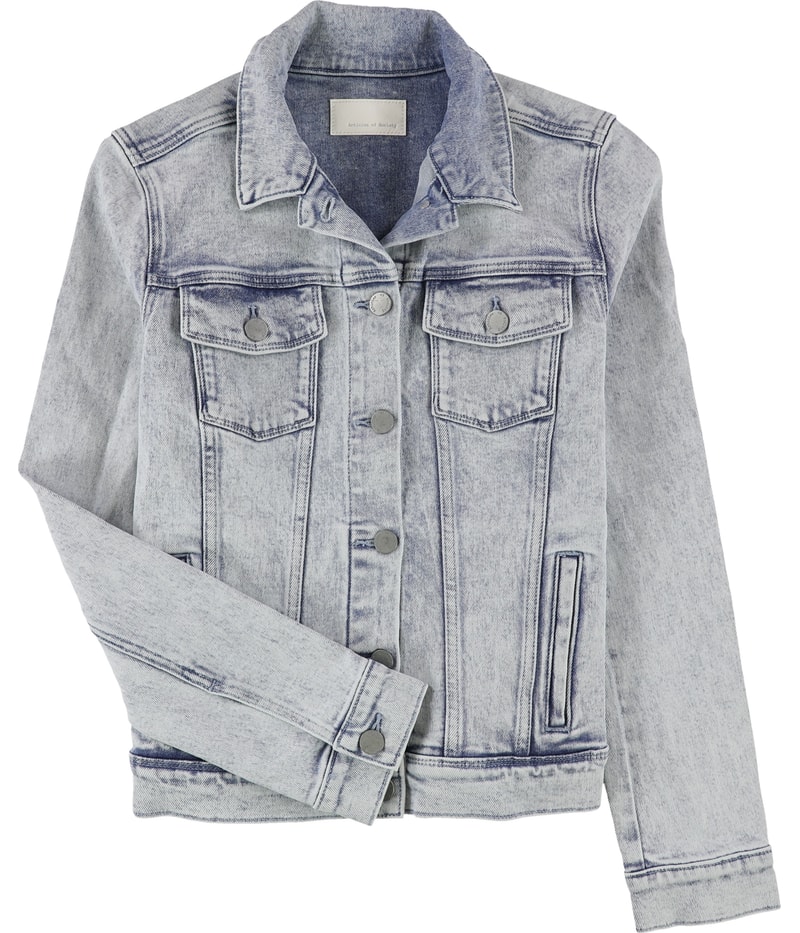 Articles of Society Womens Taylor Jean Jacket in Blue