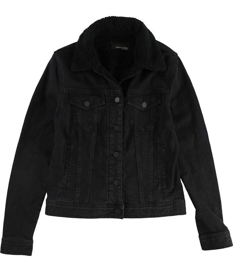 Articles of Society Womens Liz Jean Jacket in Black