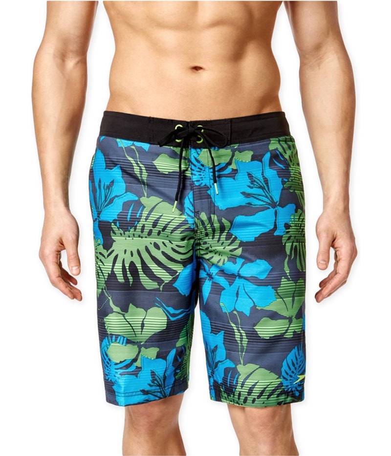 Speedo Mens Tropical Print Swim Bottom Trunks
