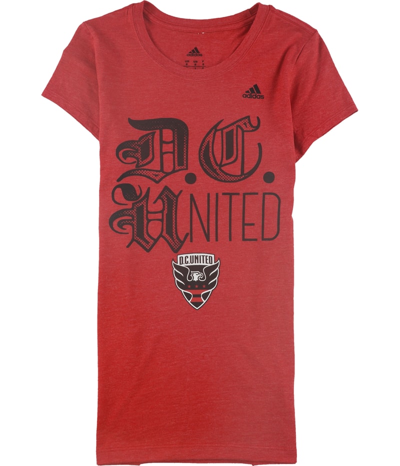 Adidas Womens D.C. United Graphic T-Shirt in Red