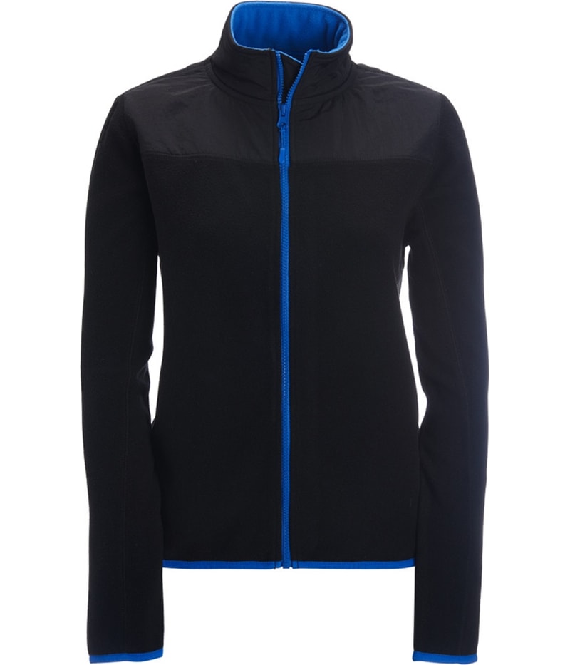Aeropostale Womens Solid Full-Zip Fleece Jacket