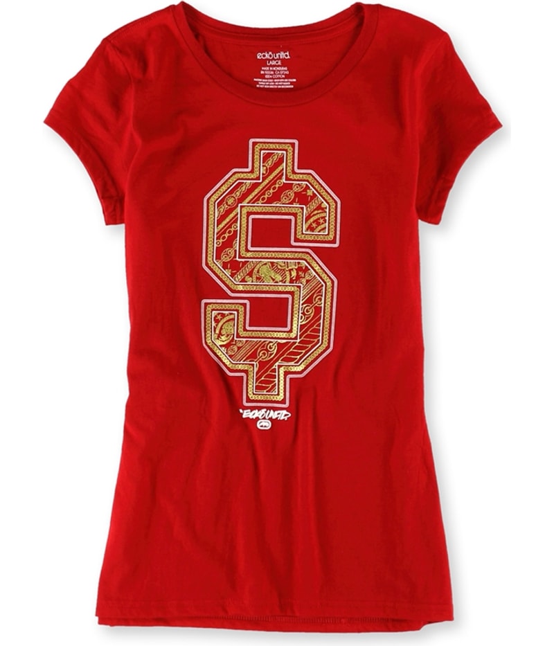 Ecko Unltd. Womens Dollar Shine Graphic T-Shirt