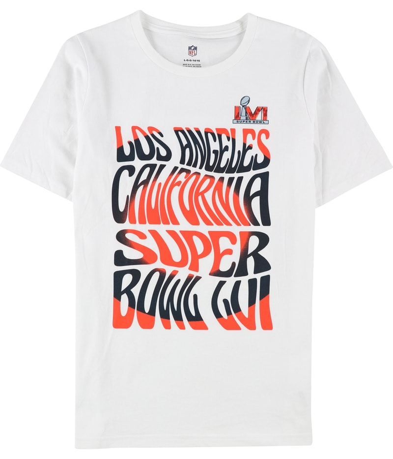 NFL Boys Los Angeles Super Bowl LVI Graphic T-Shirt in Cream