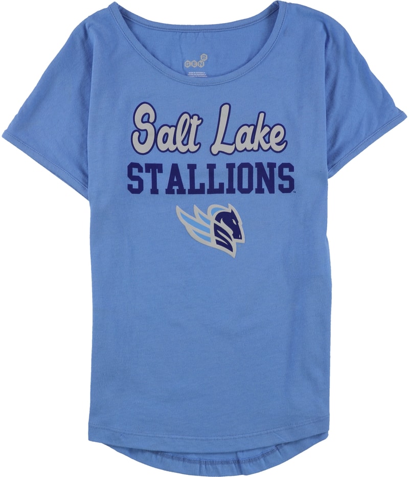GEN2 Girls Salt Lake Stallions Graphic T-Shirt in Light Blue