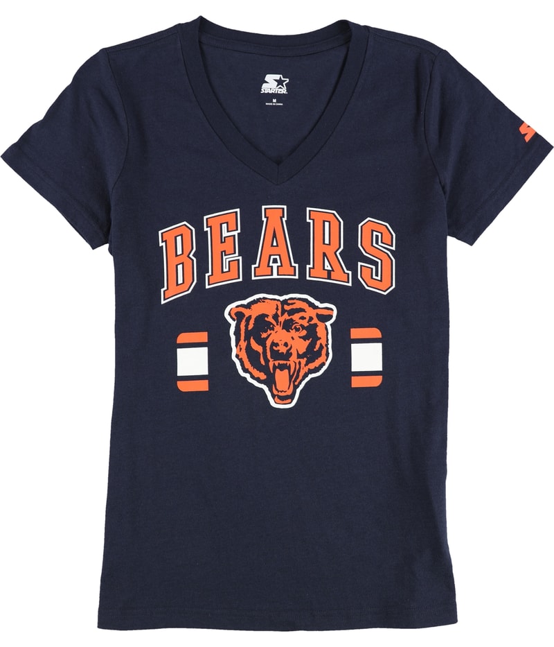 G-III Sports Womens Chicago Bears Graphic T-Shirt in Blue