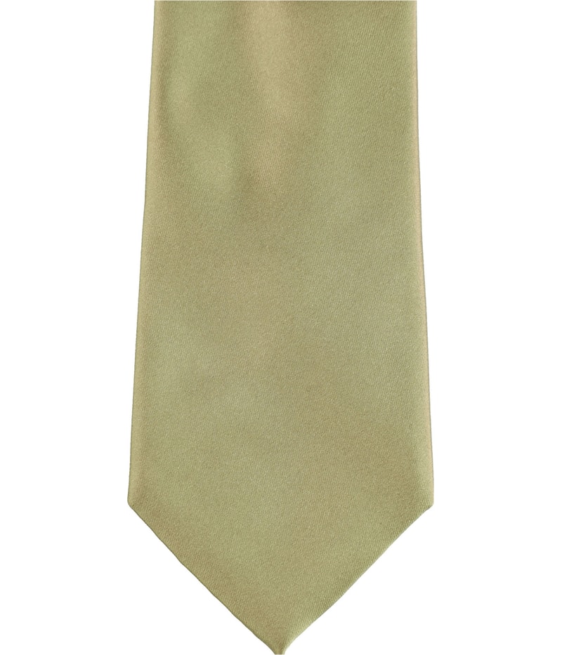 Geoffrey Beene Mens Satin Self-tied Necktie in Beige