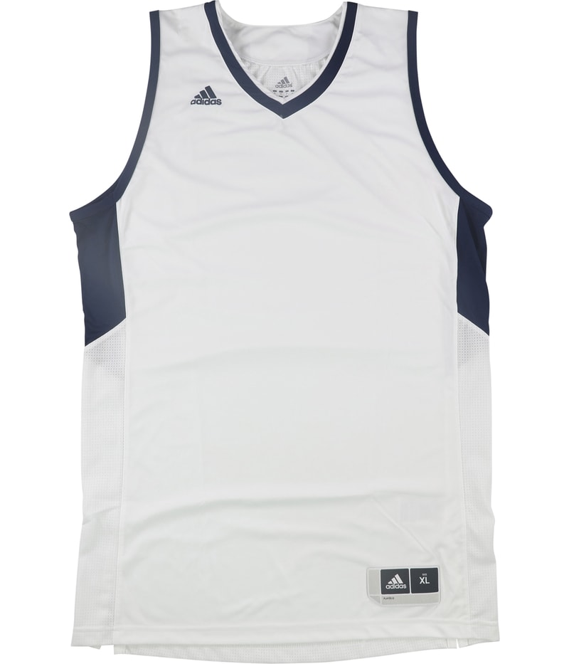 Adidas Mens Two-Tone Jersey in White