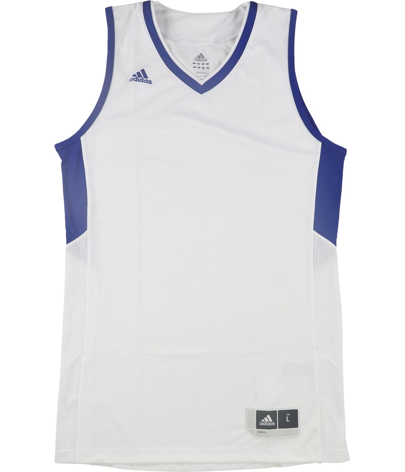 Adidas Mens Two-Tone Jersey in White