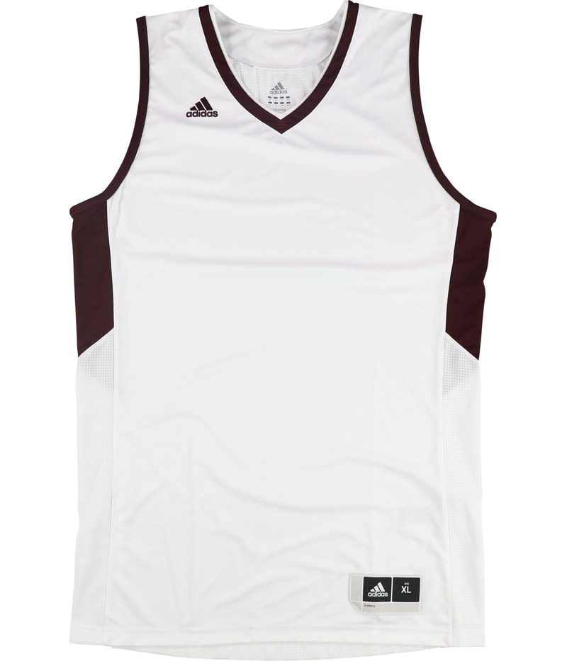 Adidas Mens Two-Tone Jersey in White