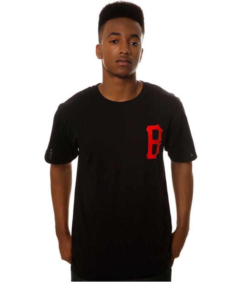 Black Scale Mens The B Logo Graphic T-Shirt