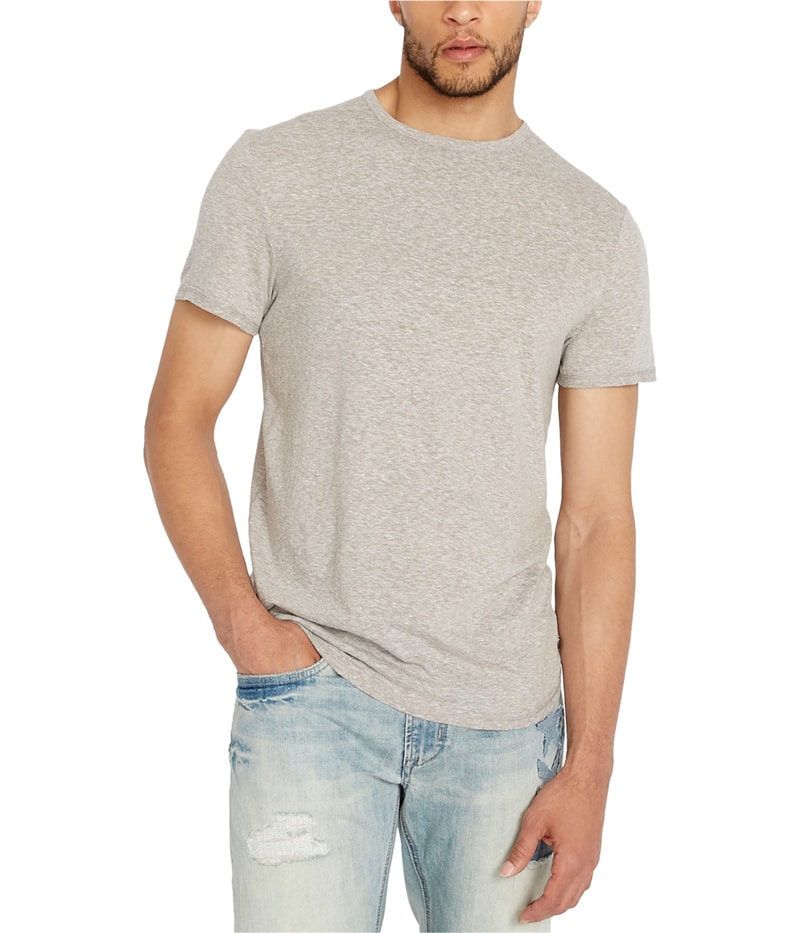Buffalo David Bitton Mens Savage Graphic T-Shirt in Heather Gray