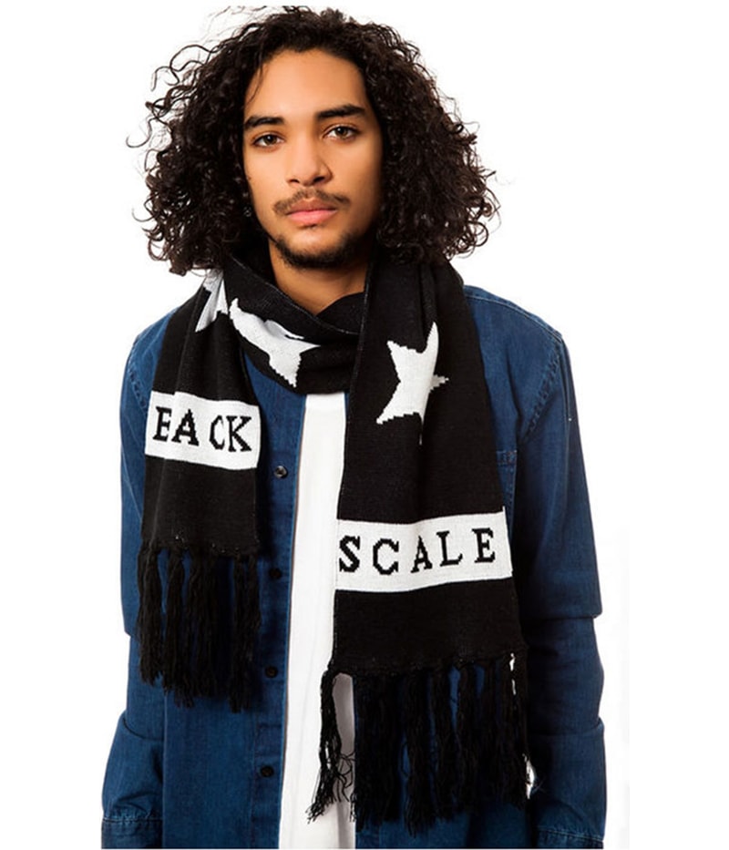 Black Scale Mens The Hide & Seek Scarf