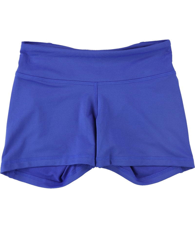 Reebok Womens CrossFit Lux Athletic Workout Shorts in Blue