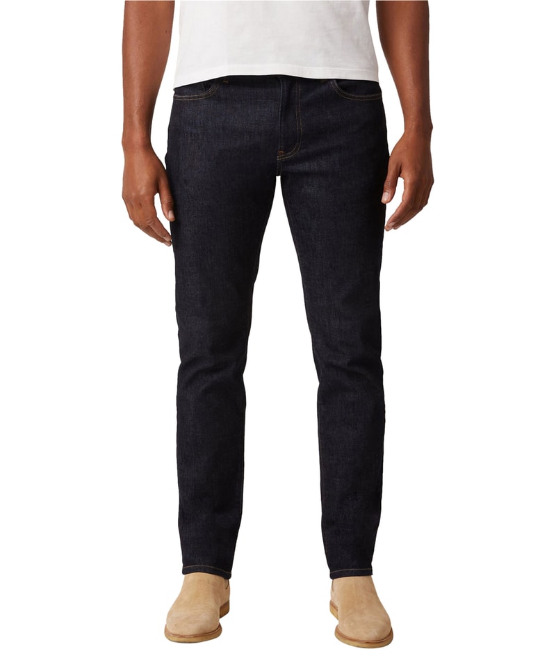 DSTLD Mens 6 Month Tapered Skinny Jeans in Dark Blue