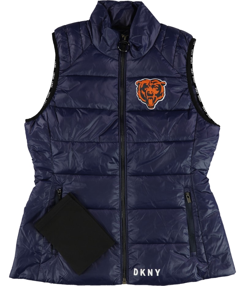 DKNY Womens BEA Puffer Vest in Navy