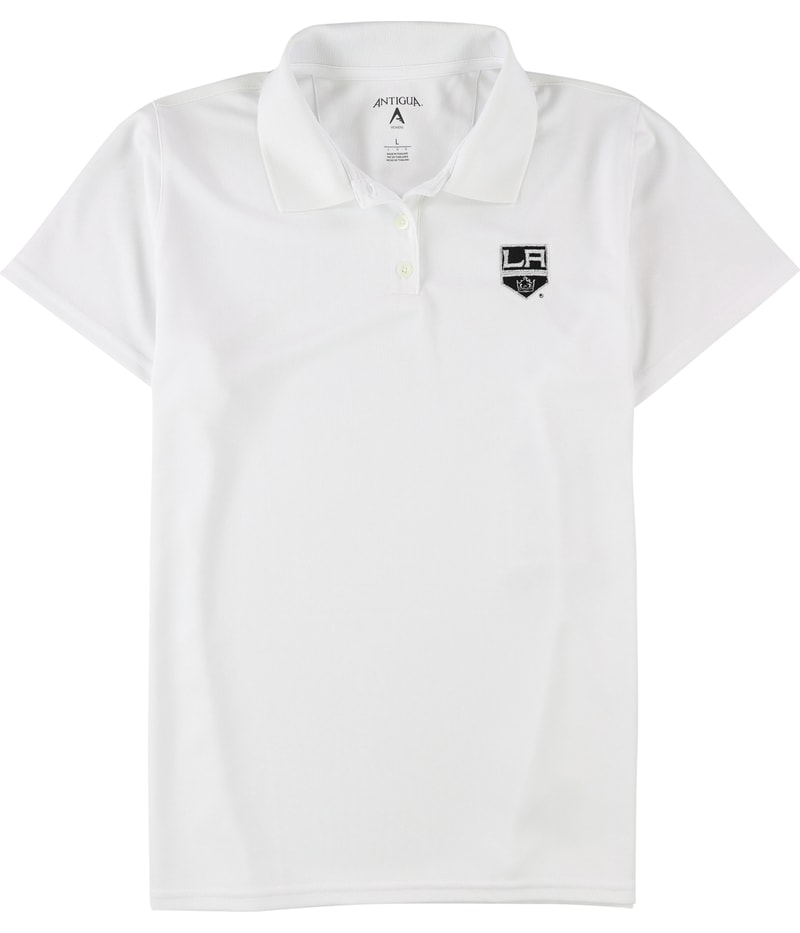 Antigua Womens LA Kings Polo Shirt in White