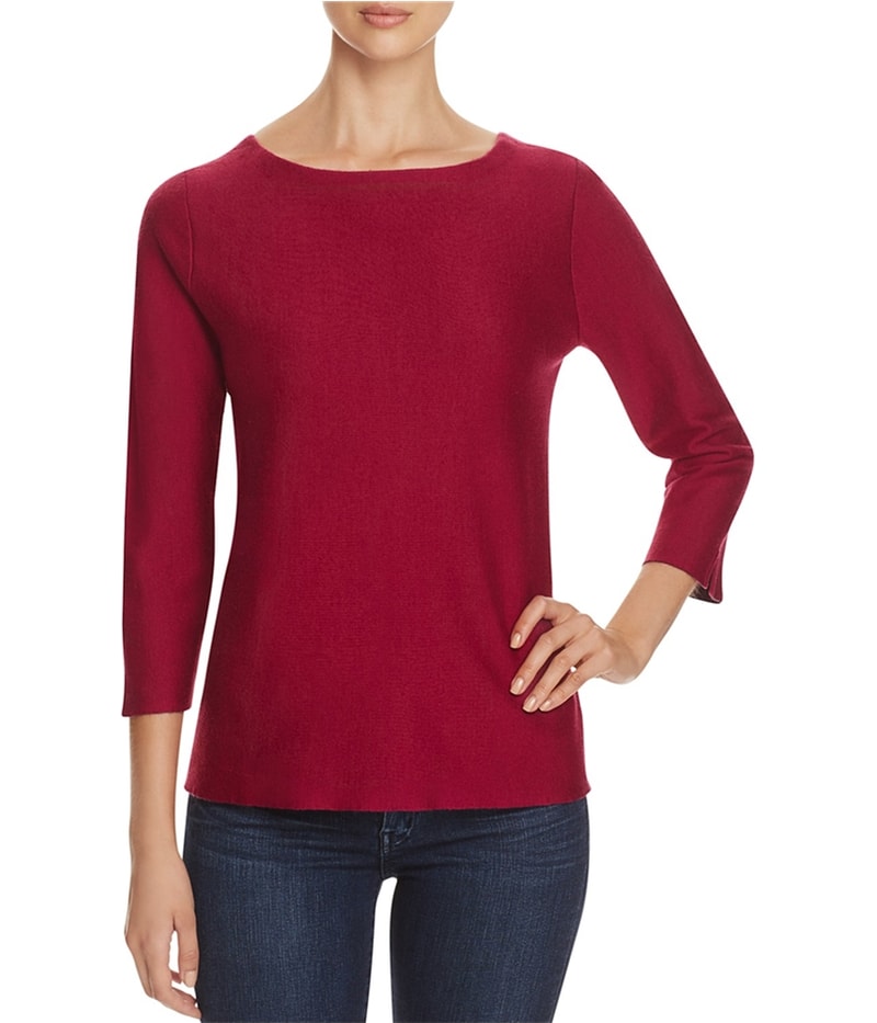 Finity Womens Knit Shell Blouse in Purple