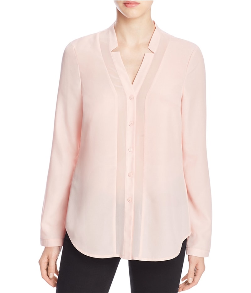 Finity Womens Long Sleeve Button Up Shirt